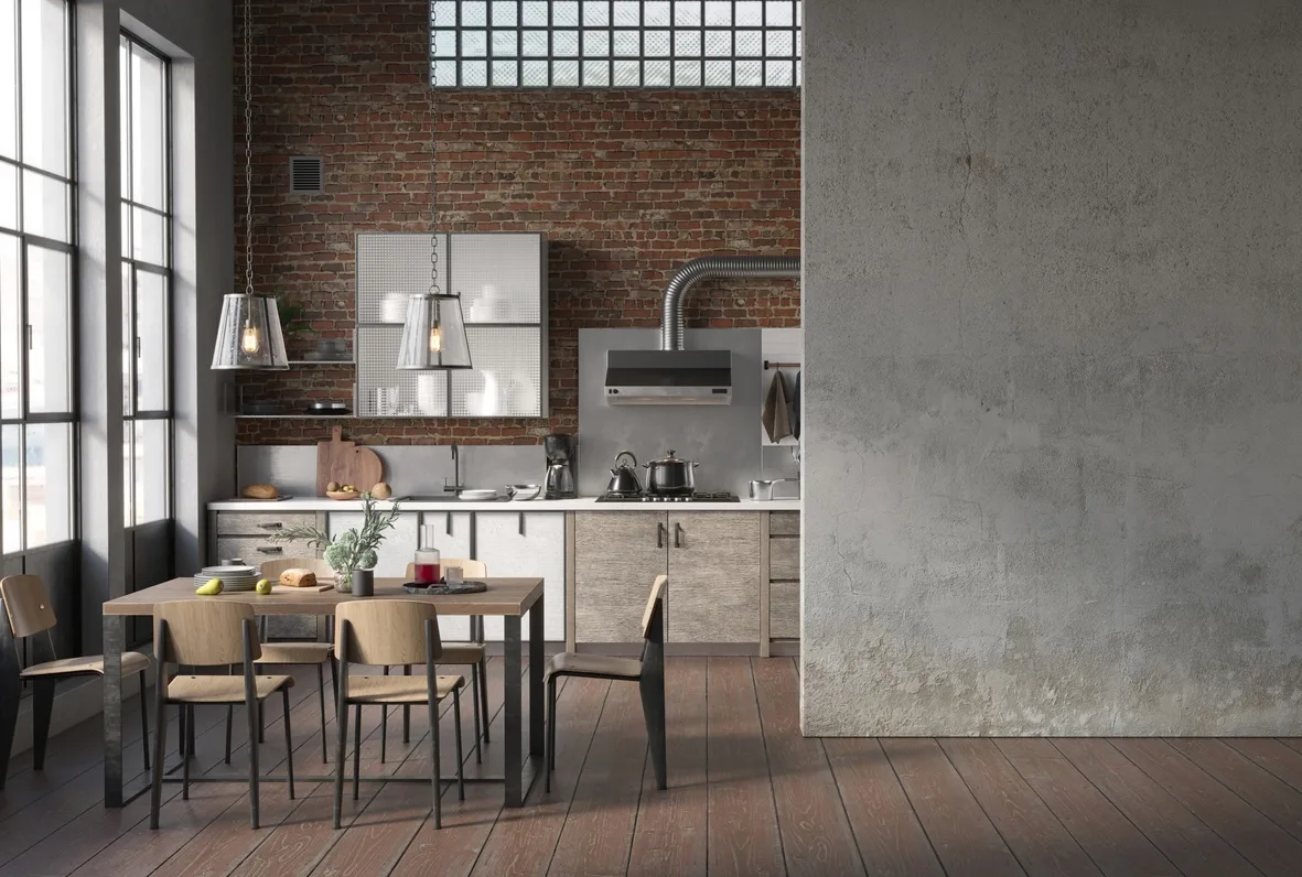 cucina stile industriale