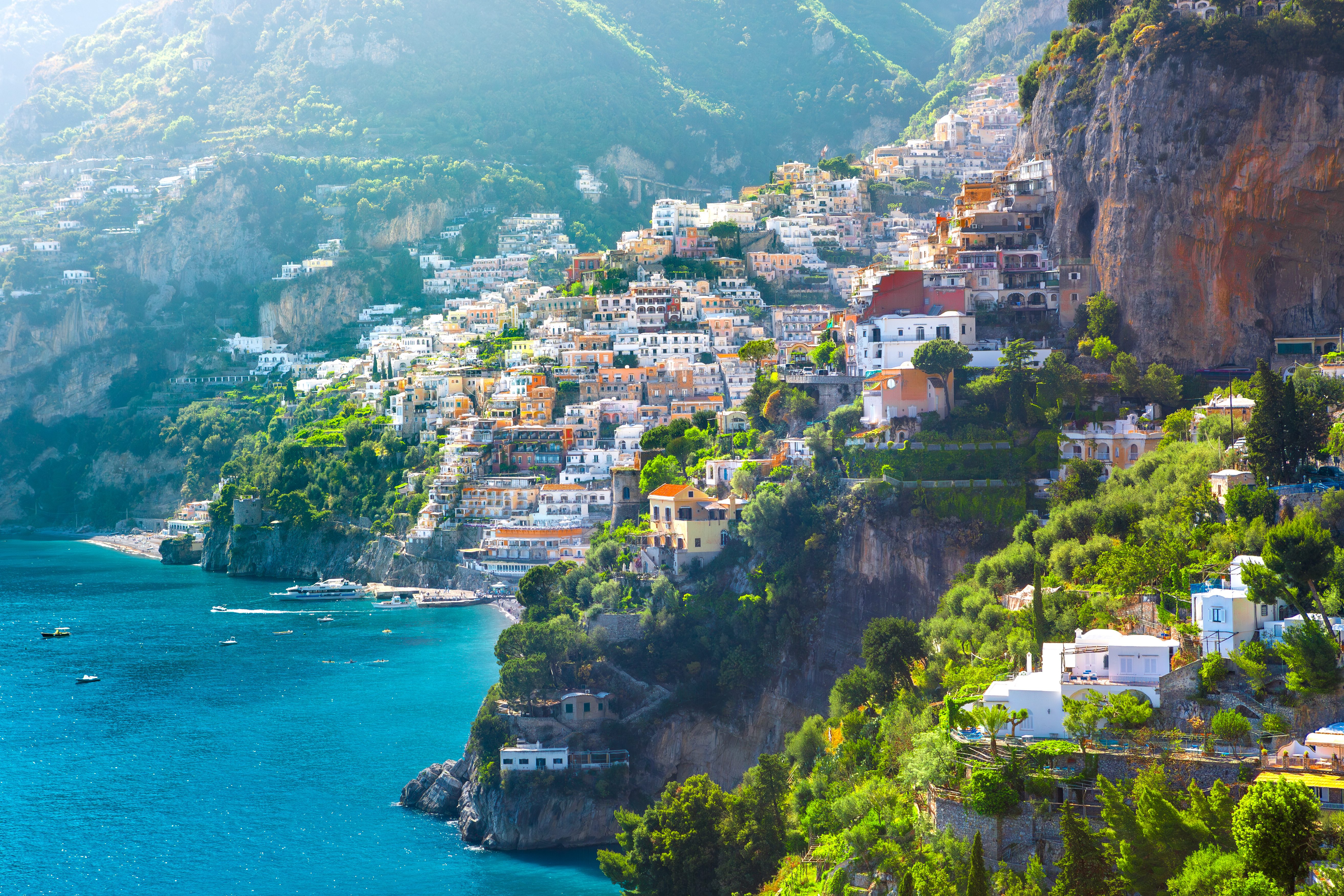 Italian street in Positano