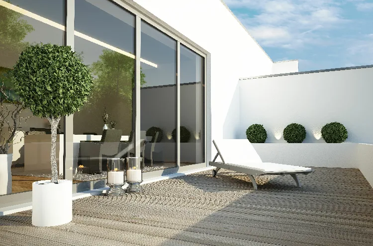 Come trasformare il tetto del garage in terrazzo?