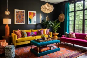 Rinnovare l'ambiente con i colori accesi e brillanti