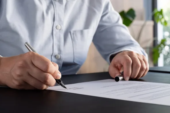 firma di un documento