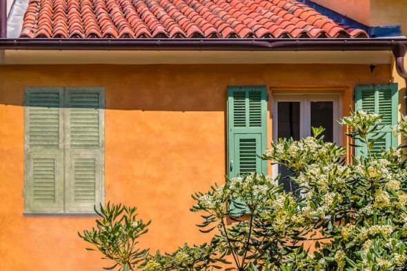 finestre dipinte della Liguria