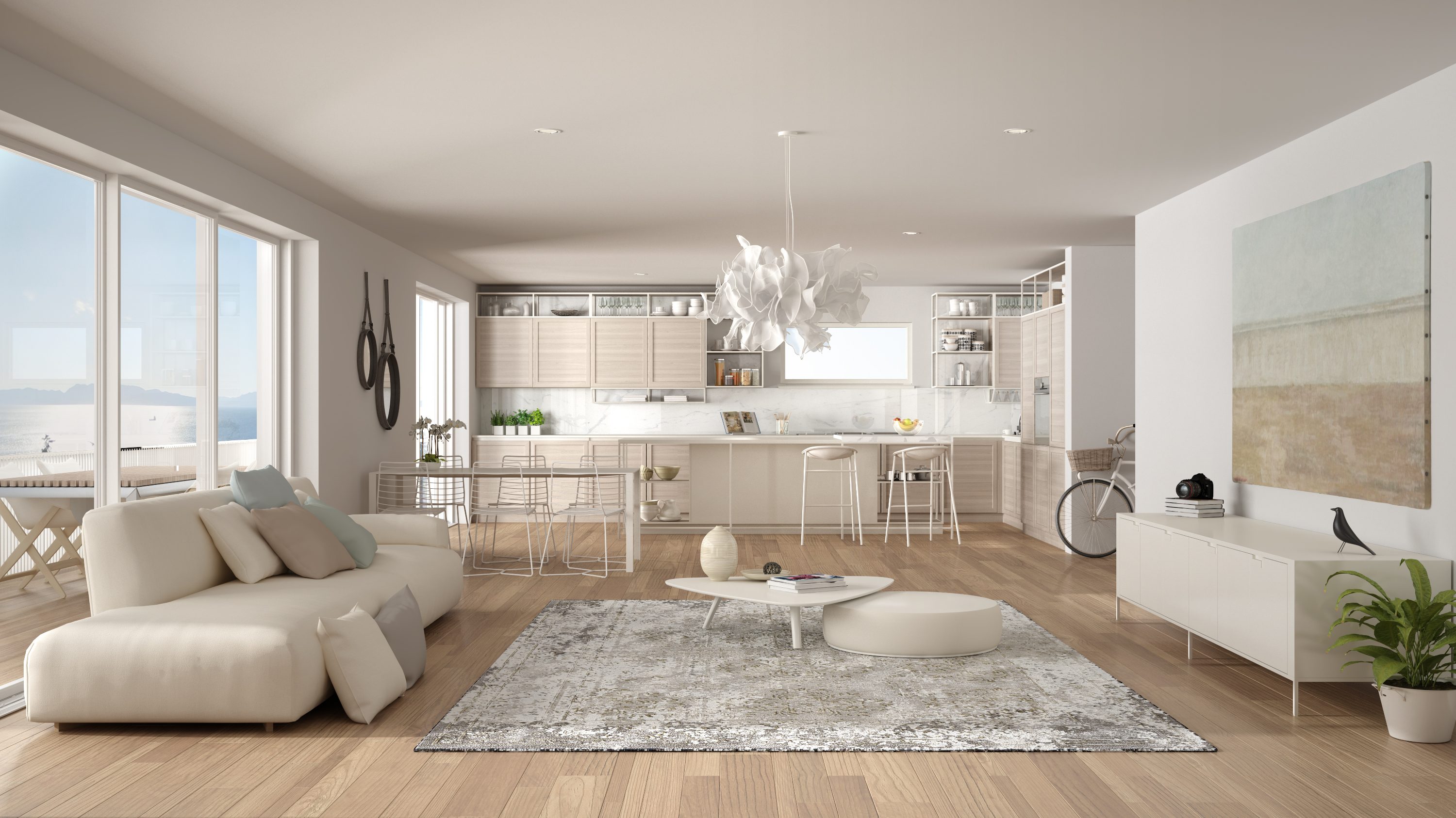 unire soggiorno e cucina