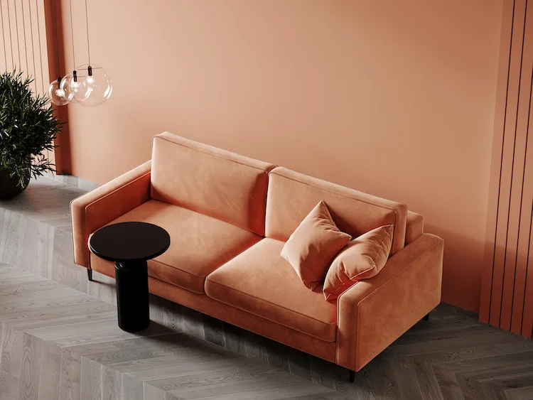 Come usare il color salmone per arredare casa? Ecco con cosa si abbina