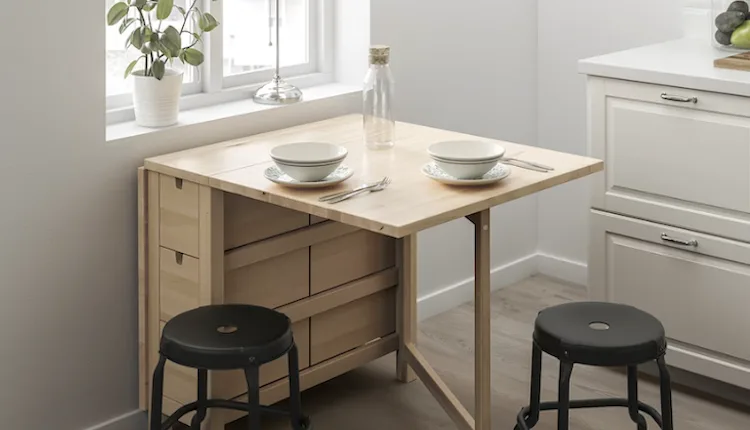 Cerchi un mobile con tavolo a scomparsa? Ecco le migliori soluzioni di Ikea