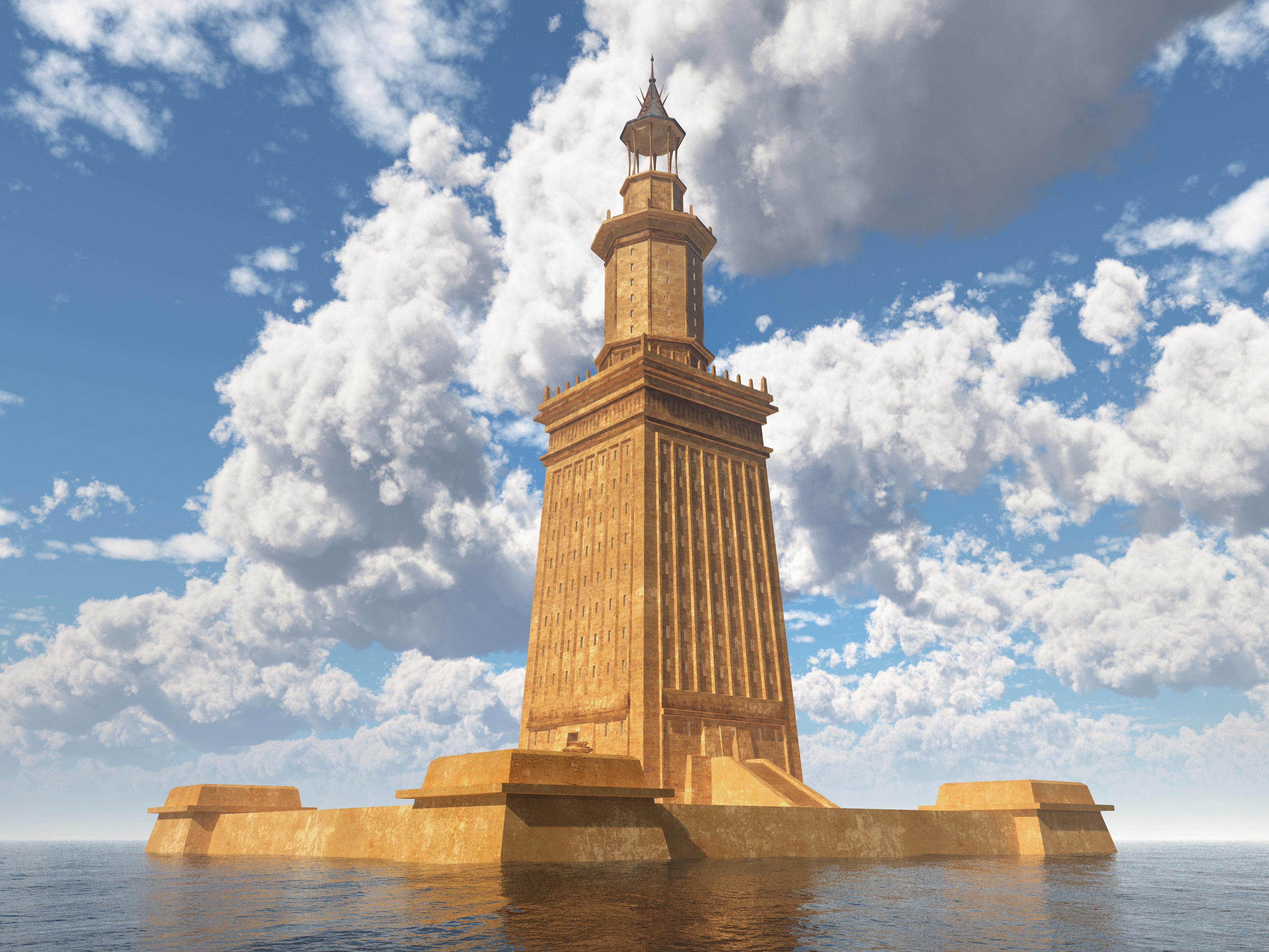 Ricostruzione del Faro di Alessandria