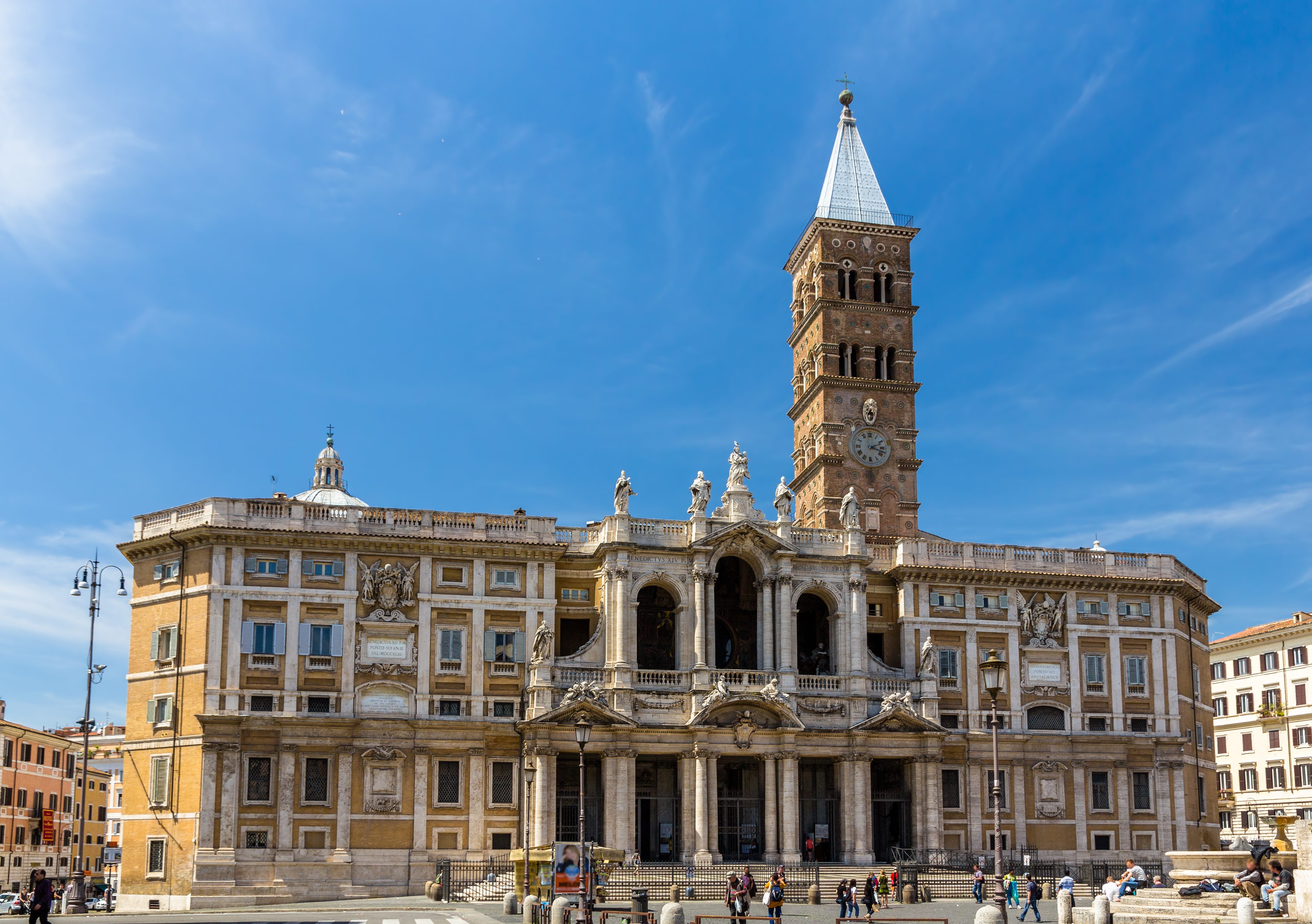 Esterno della Basilica di Santa Maria Maggiore a Roma