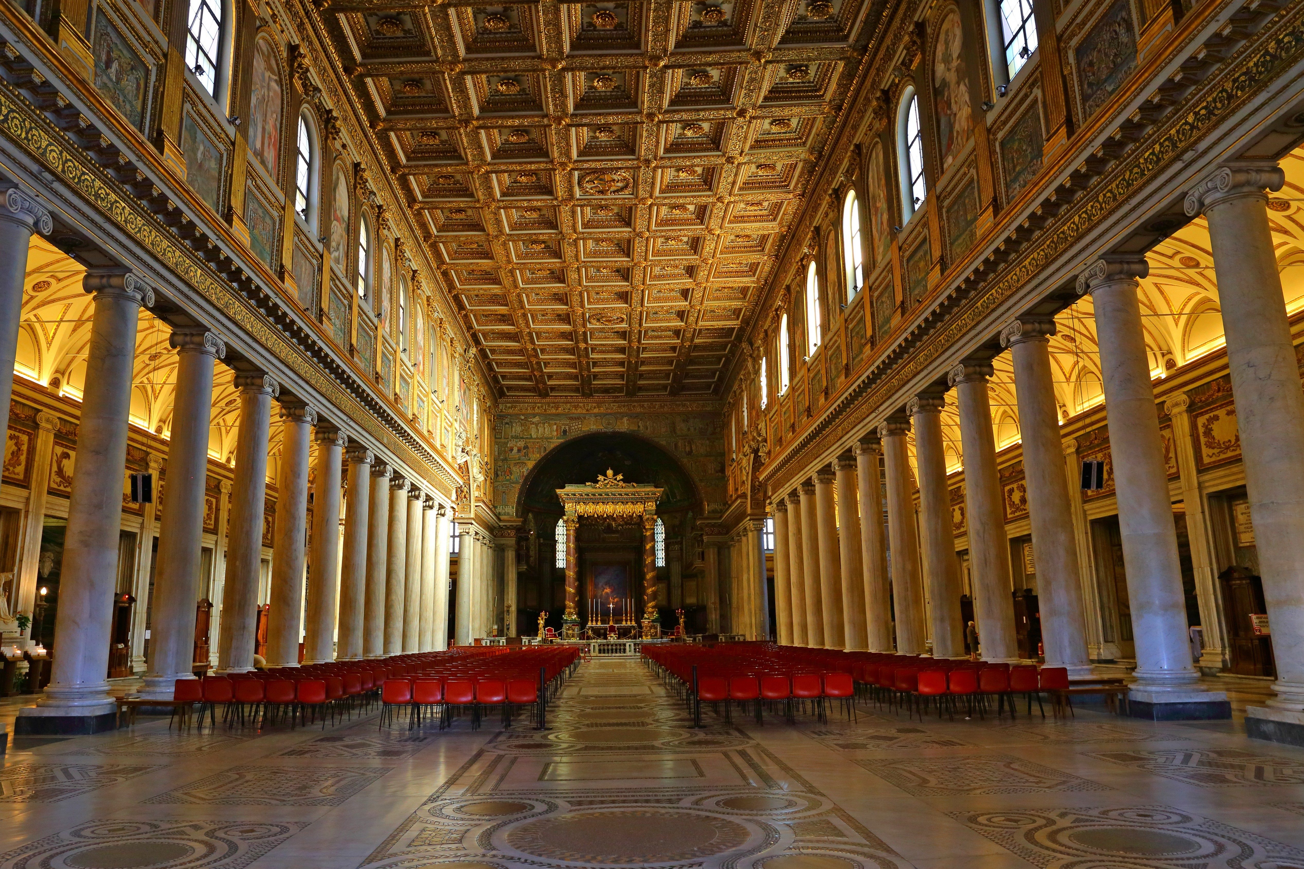Interno della Basilica di Santa Maria Maggiore a Roma