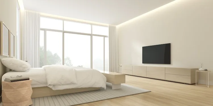 Dove mettere la TV in camera da letto