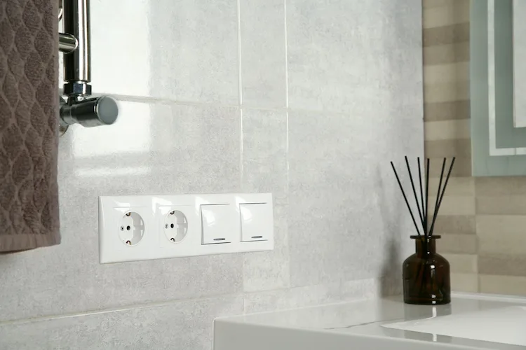 Dove mettere le prese di corrente in bagno