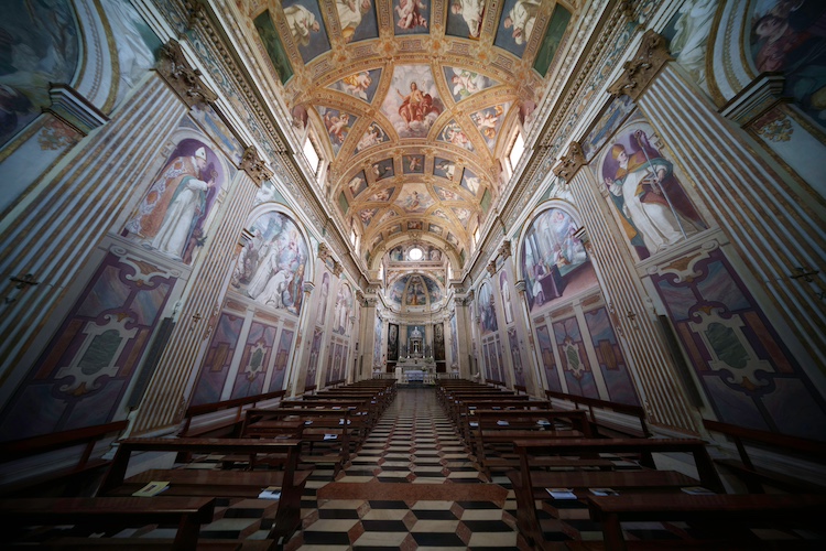 affreschi all'interno della Certosa di Garegnano