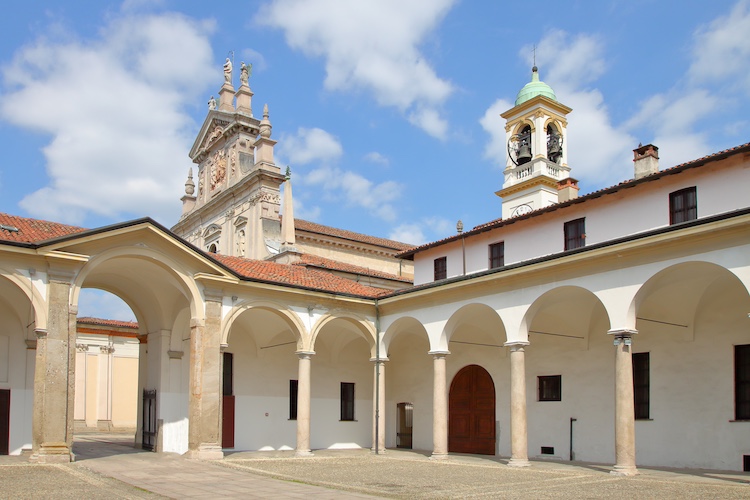 cortile della Certosa di Garegnano