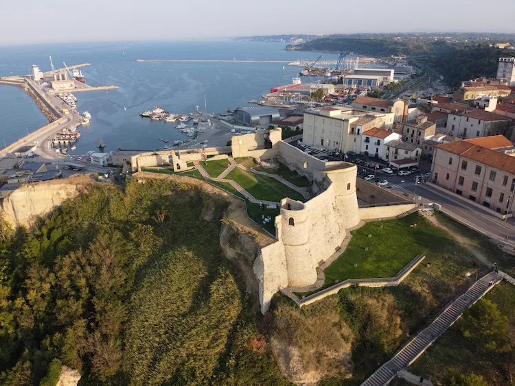 Ortona: Castello Aragonese overlooking the Adriatic, Abruzzo