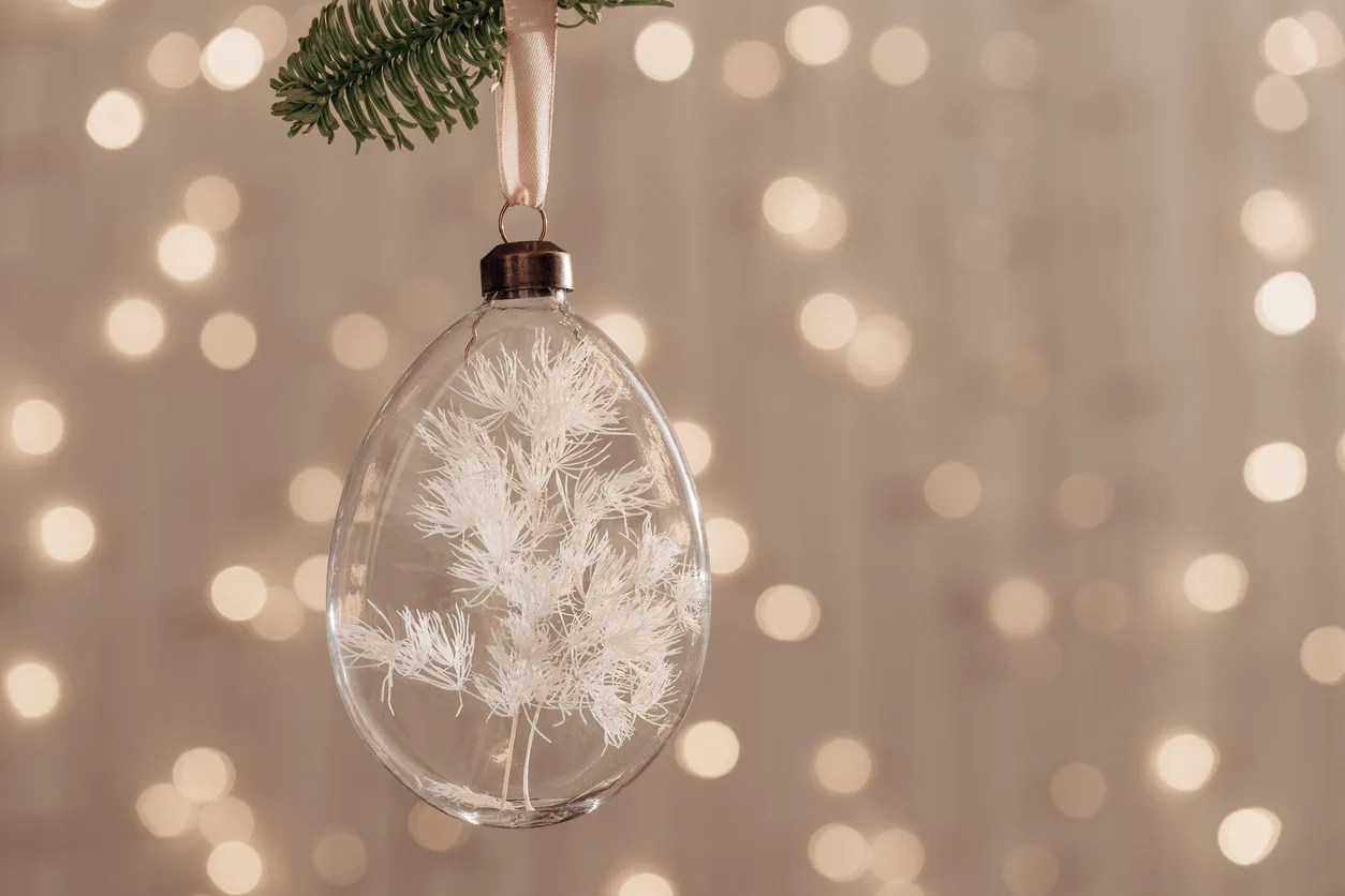 Pallina di Natale di vetro