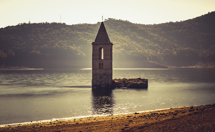 Il lago di Vilanova de Sau