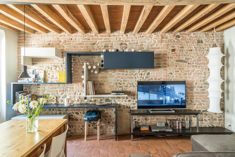 soggiorno di una villa rustica