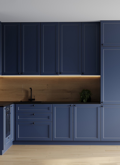 cucina blu navy