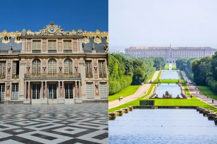 Qual è più grande, la Reggia di Caserta o Versailles?