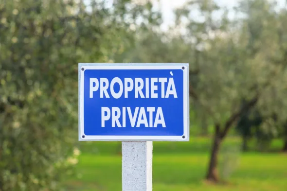 Cartello Proprietà Privata - Vietato L'Ingresso - Scegli Tra Adesivo, PVC O Dibond, 5 Anni Garanzia Esterna, Viti Incluse