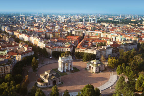 The first monument in the Metaverse is Italian, namely the Arco della Pace in Milan