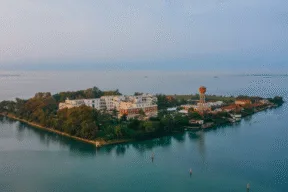 Isola delle Rose in Venice: the location of the exclusive hotel on a privately-owned island