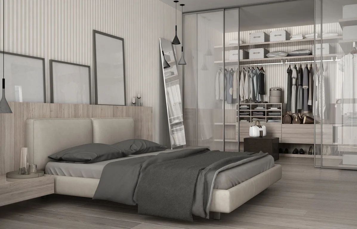 Qual è la differenza tra una cabina armadio e un armadio a muro?