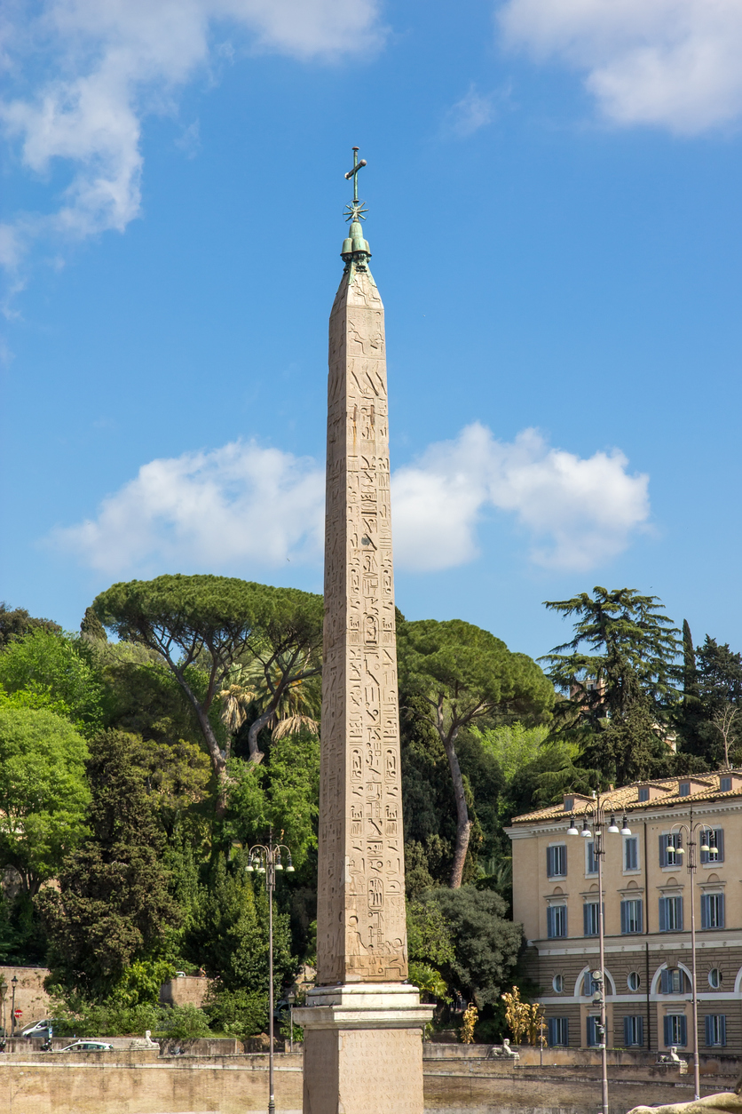Obelisco egiziano in Piazza del Popolo