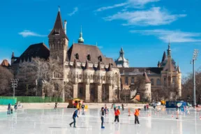 pista di pattinaggio a Budapest