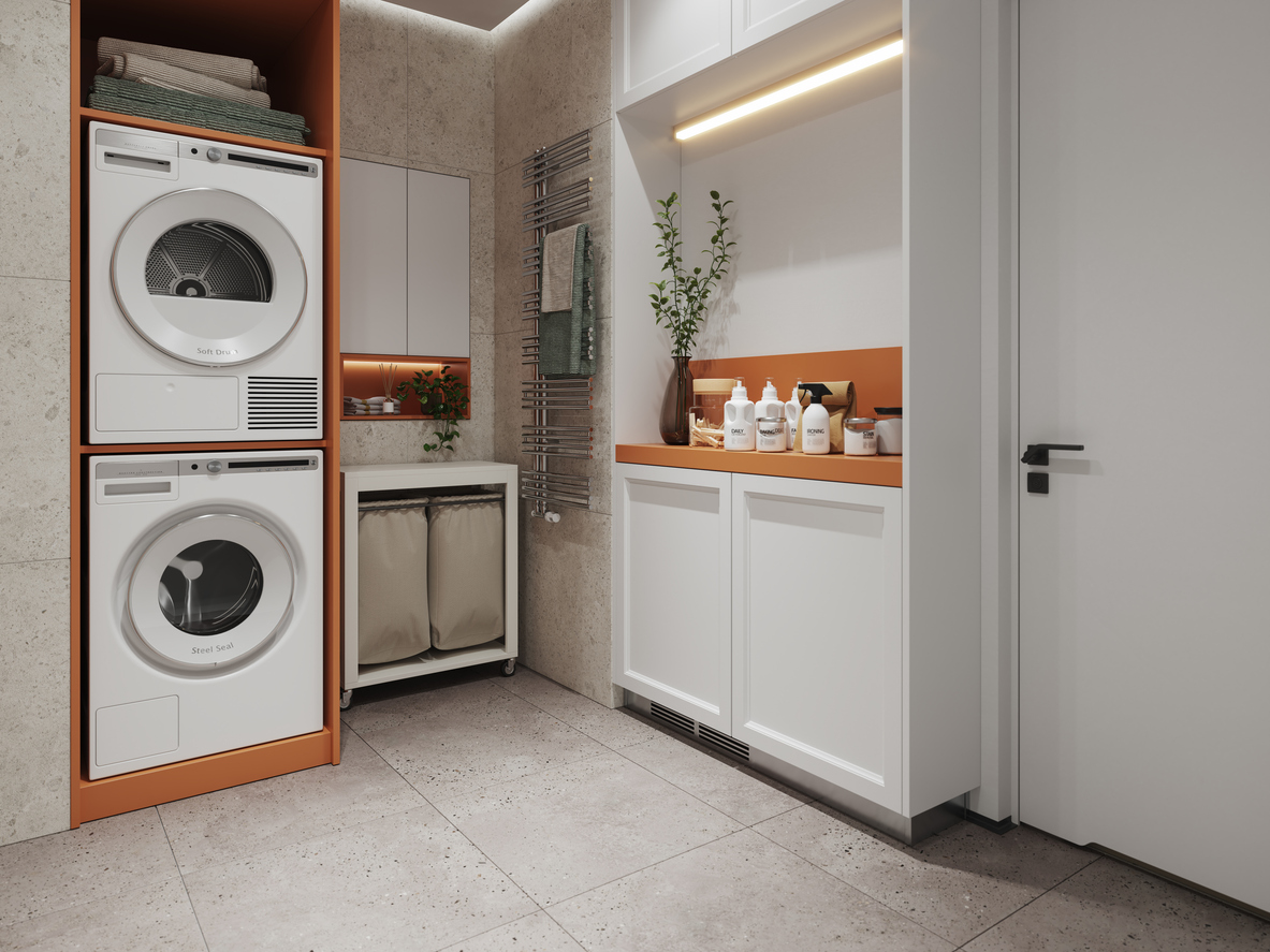 Come organizzare un angolo lavanderia in casa (o fuori) e come renderla più sostenibile lavanderia verticale