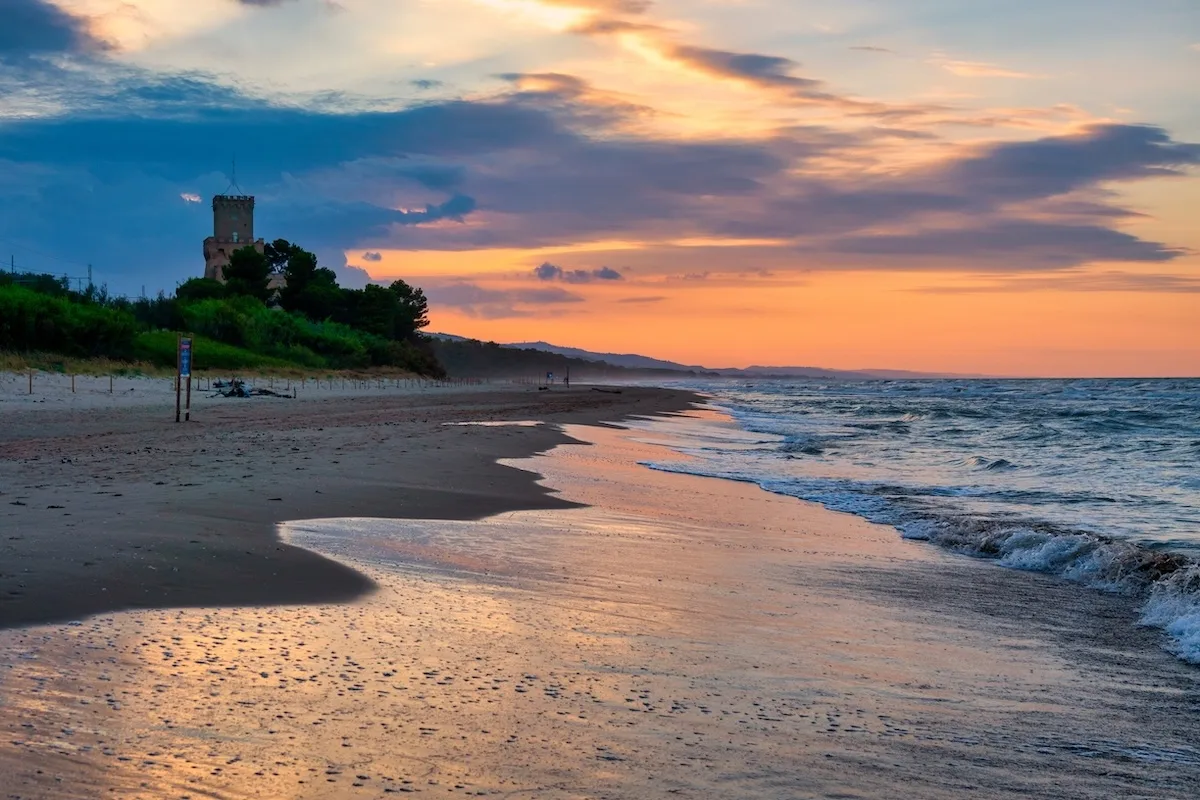 spiaggia pineto