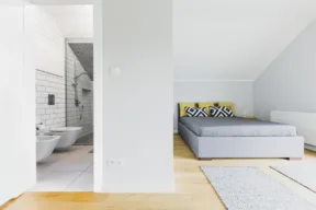 camera da letto con bagno