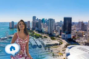Miami + foto di Elettra Lamborghini in miniatura