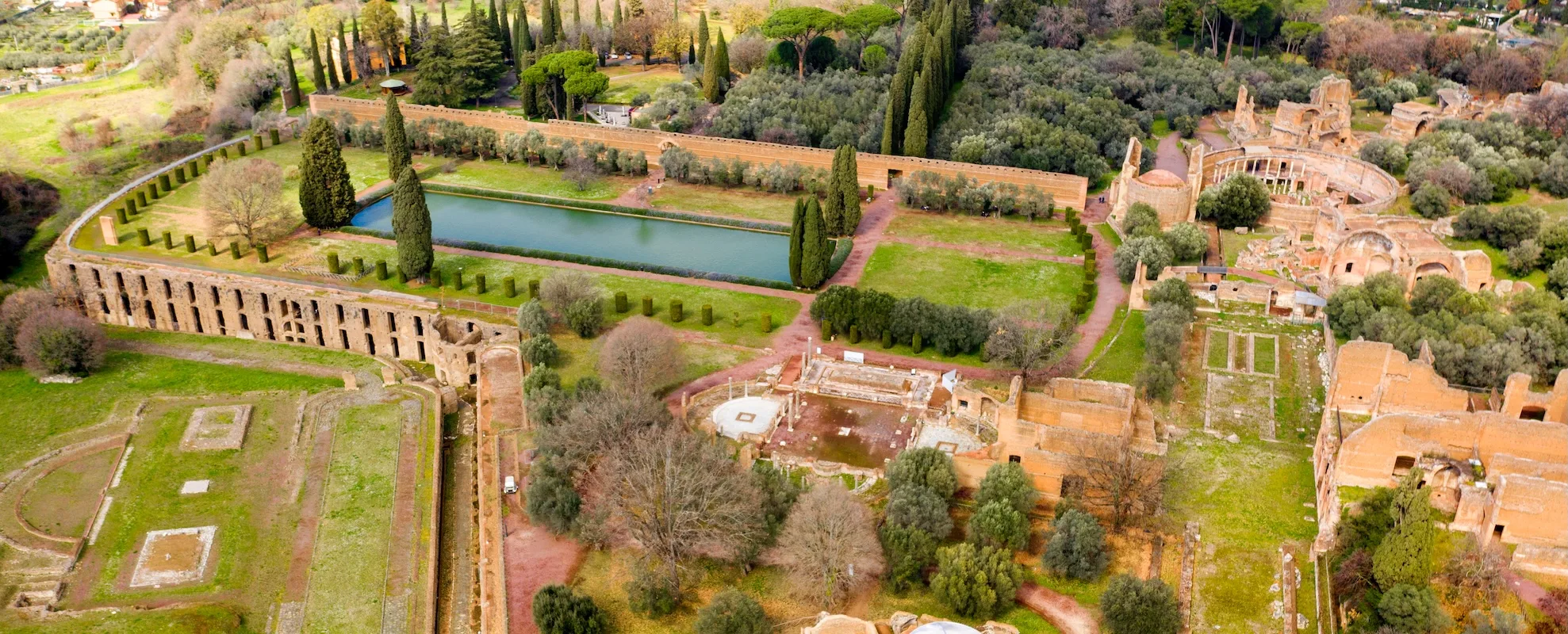 Villa Adriana dall'alto