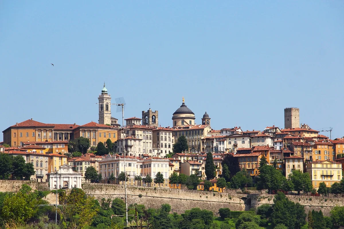 Bergamo and walls