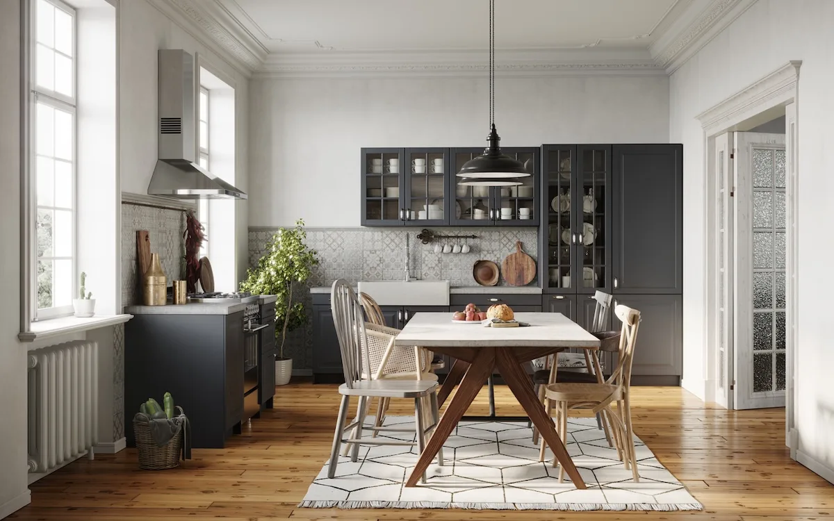 Che tappeto mettere sotto il tavolo da pranzo?