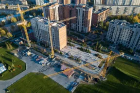 palazzi in costruzione