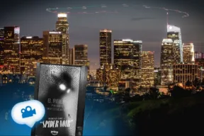 Los Angeles + locandina di Spider Noir