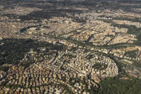 veduta aerea di roma