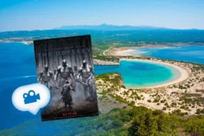 spiaggia di Voidokilia +locandina Odissea