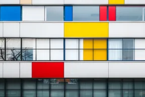 edificio in stile neoplasticismo