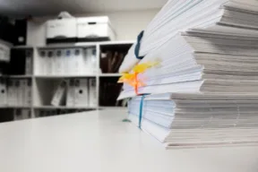 faldoni con documenti