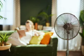 ventilatore in soggiorno