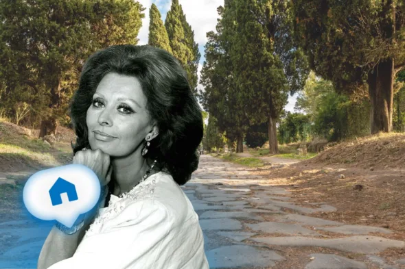 La villa di Sophia Loren e Carlo Ponti sull'Appia Antica è in vendita: ecco quanto costa