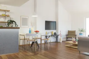 appartamento con parquet